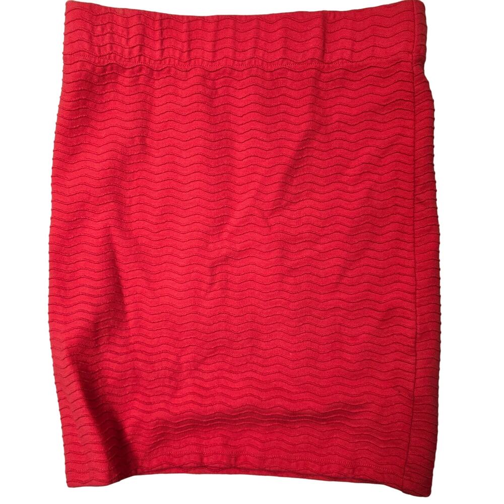 Jack Wills Red Midi Skirt